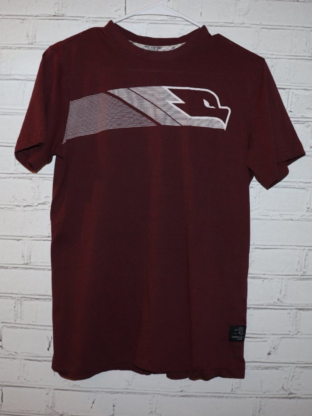 🛹 Tony Hawk Maroon Graphic Tee · Kids XL (18/20)